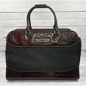 Brighton‎ Business Laptop Weekend Carry-On Leather & Fabric Travel Bag